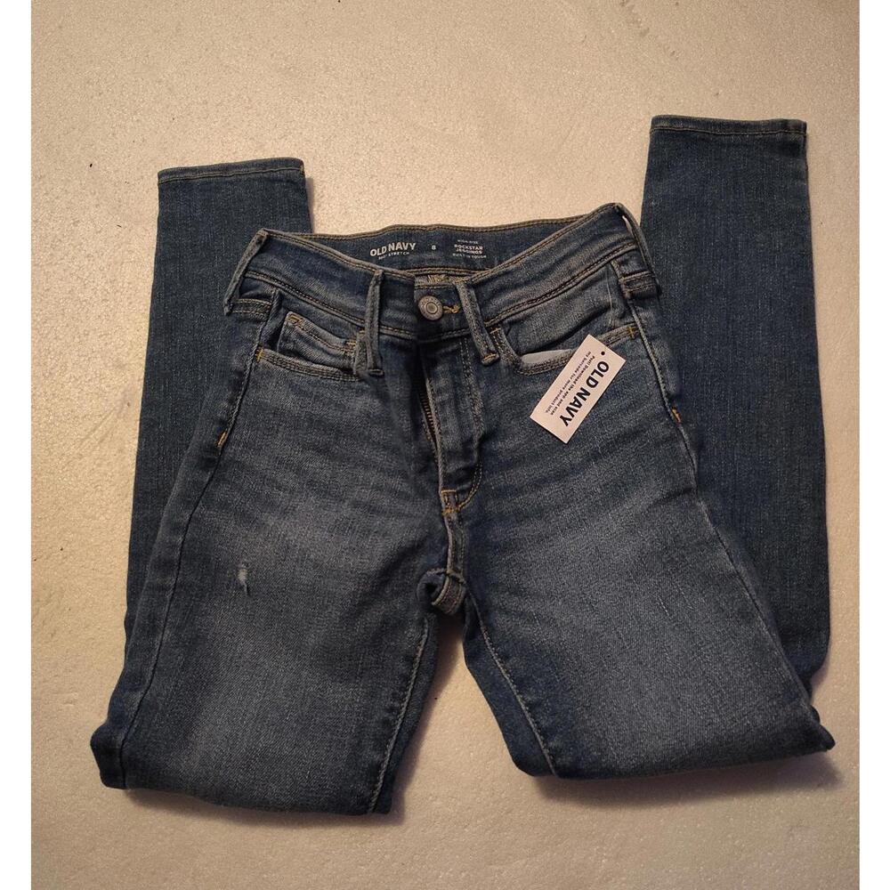 Old Navy high rise rock star leggings built in tough jeans size 8